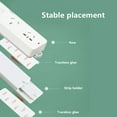 thumbnail image 3 of PP Power Strip Holder Fixator Power Socket Non-trace Fixer for Home Bedroom Living Room, 3 of 9