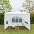 thumbnail image 1 of Dayplus 10'X10' Gazebo Marquee Outdoor Party Tent Gazibo Gazeebo with 4 Sides, 1 of 6