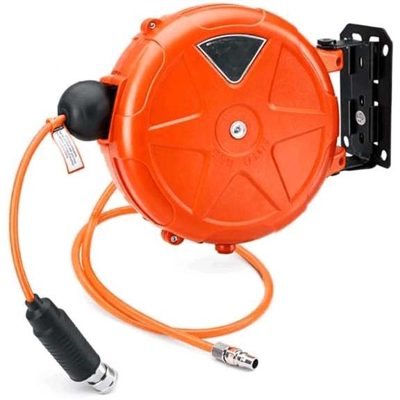 8mm Automatic Retractable Air Hose Reel Tube Holder Wall Mount Roller for Car Cashers, Pneumatic Wrenches, Machine Tool Maintenance, and Pneumatic Equipment$$Tools & Hardware Other