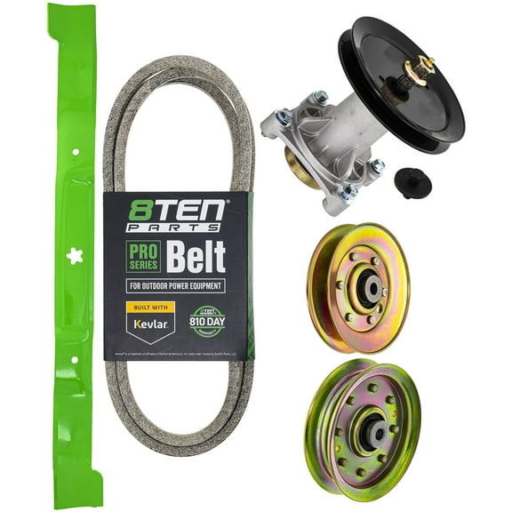 8TEN Blade Spindle Belt Idler Kit for AYP Husqvarna 532187281 30-inch MK1009806