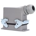 thumbnail image 2 of Heavy Duty Connector Rectangular Cast Aluminum Alloy Waterproof Connector Plug Kit 16A 500V, 2 of 14