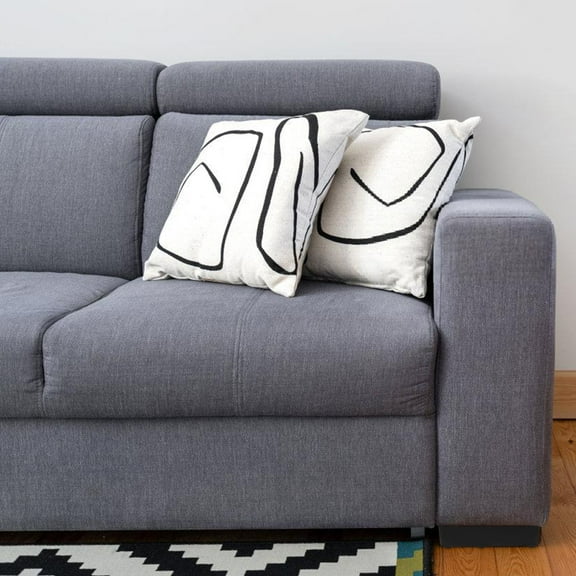 MUSEYA 4Pcs Plastic Furniture Risers for Sofa Couch Bed Legs Prevent Floor Scratches