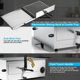 thumbnail image 3 of RUIE Pizza Oven,1450W Countertop Pizza Baker with 30-Min Timer and Temperature Control,Stainless Steel,12 Inch Capacity,Electric Pizza Oven for Home Kitchen Restaurant, 3 of 11