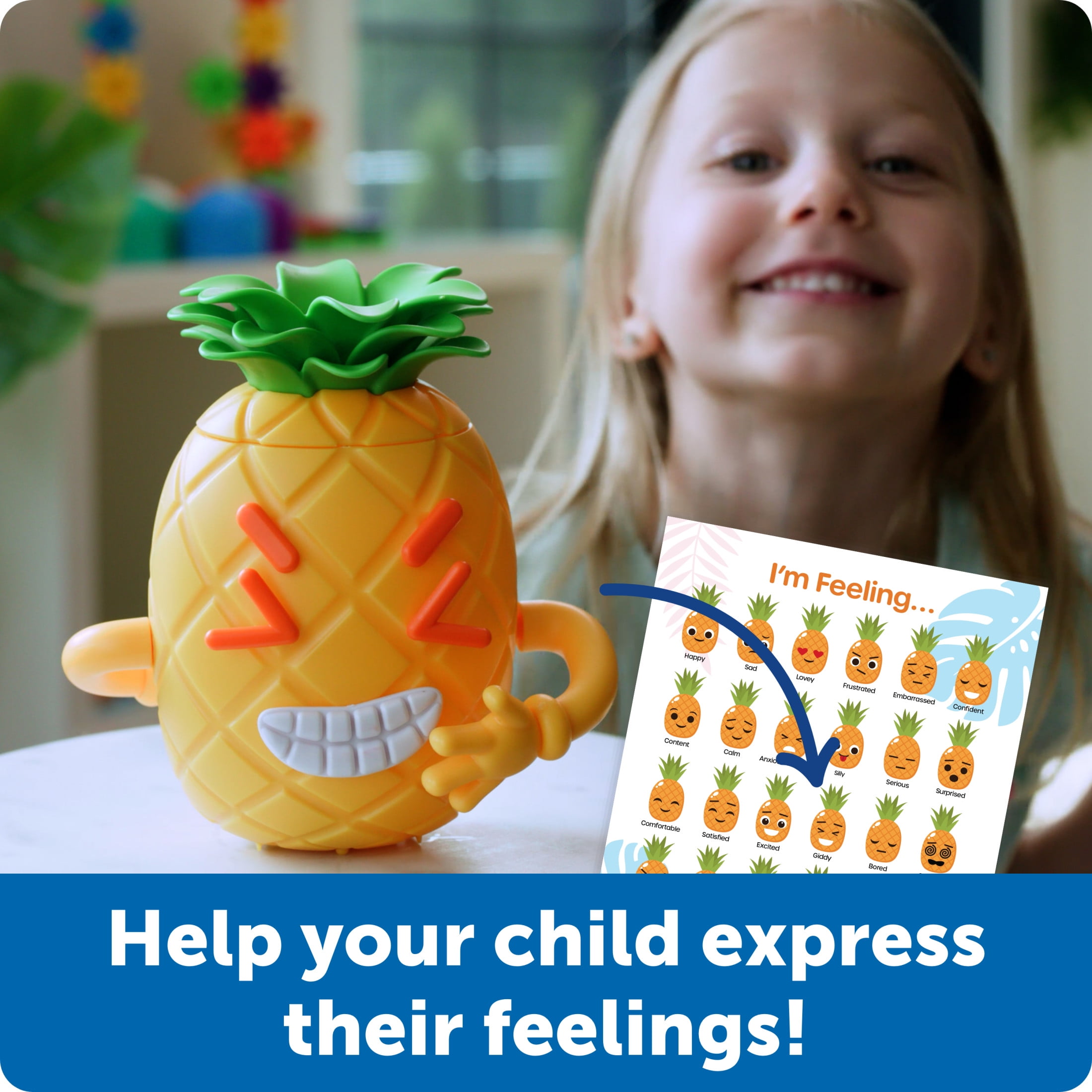 Learning Resources Big Feelings Pineapple Social Emotional Toy Creative Play, Ages 3+