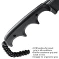 thumbnail image 5 of CRKT Minimalist Drop Point Outdoor Survival Fixed Blade Knife with Sheath: Stainless Steel Plain Edge Blade, G10 Handle, 2384K, 5 of 7