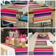 thumbnail image 4 of 4 Pack de 14 Por 84 Pulgadas de Mesa Mexicana 14 x 84 Pulgadas de Fiesta Mexicana Decoraciones de la Boda Franja de Algodón Serape Manta Mesa Corredor (Rojo, 4 of 6