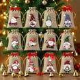 thumbnail image 3 of 12 Pcs Christmas Burlap Gift Bags, Small Treat Goody Bags with Drawstrings for Christmas, Featuring 12 Designs for Xmas and New Year Party Favors and Supplies, 3 of 4