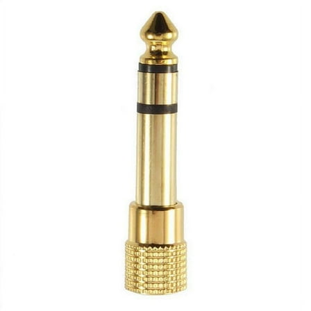 6.5mm 1/4 "Male Plug To 3.5mm 1/8" Female Jack Stereo Adapter Audio Z0Q H P4W2