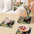 thumbnail image 5 of Retro Rooster Pot Holders for Kitchen Heatproof Potholder, 3 Pack Farmhouse Animals Watercolor Floral Hot Pads Multipurpose Oven Pads Cloth Potholders Trivet for Cooking Baking, 5 of 8