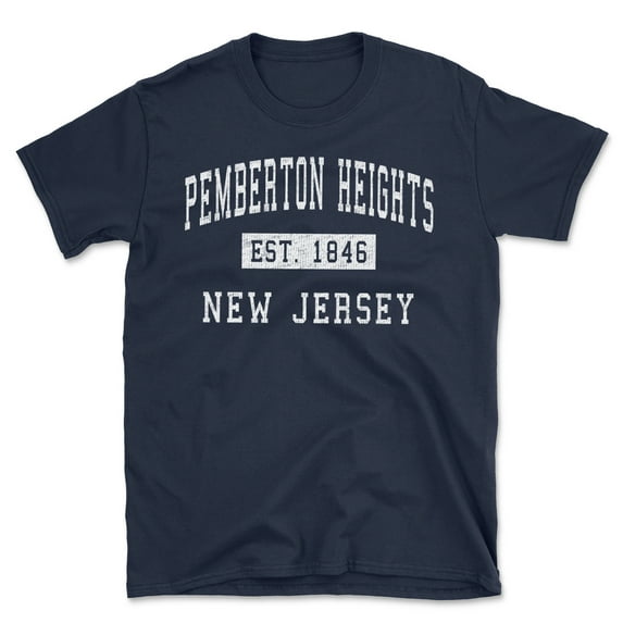 Pemberton Heights New Jersey Classic Established Men's Cotton T-Shirt