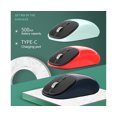 thumbnail image 2 of Gaming Mouse 1000DPI 2.4GHz Rechargeable Portable Wireless Mouse for Office - Red, 2 of 5