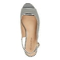 thumbnail image 3 of CHARTER CLUB Womens Black Striped Sling Back Padded Tamaare Almond Toe Wedge Buckle Espadrille Shoes 9.5 M, 3 of 4