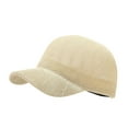 thumbnail image 3 of MKKAS Women's Straw Baseball Cap Hat Natural Beachy Bohemian Woven Paper Straw Breathable Adjustable Hat for Summer Sun Protection, Beige, Baseball Cap Hat, Women's, Straw, 3 of 7