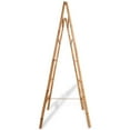 thumbnail image 2 of vidaXL Double Towel Ladder with 5 Rungs Bamboo 50x160 cm, 2 of 4