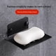 thumbnail image 4 of Jabonera de acero inoxidable | Jabonera de pared con drenaje | Dispensador de jabón hermético y resistente al óxido para baño, cocina o lavadero | Montaje adhesivo, sin necesidad de taladrar, 4 of 7