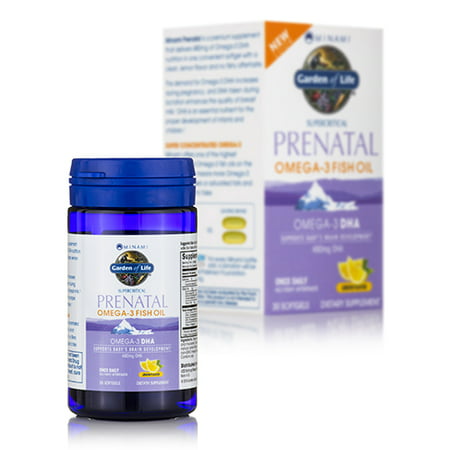 Supercritiques prénatale oméga-3 d'huile de poisson, saveur de citron - 30 Gélules par Minami