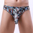 thumbnail image 1 of Bragas de cintura media-baja estampadas transpirables cómodas informales sexis a la moda para hombre Pompotops  qyievc6559, 1 of 3