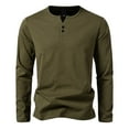 thumbnail image 2 of VJATTWR Men's Long Sleeve Hoodie Shirt, Lightweight French Fabric, Pocket, Casual Comfort M, 2 of 4