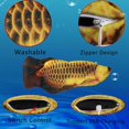 thumbnail image 3 of Poisson Floppy Électrique Jouet pour Chien, Poisson Floppy Réaliste Jouet à Bascule pour Chien, Jouets Interactifs pour Animaux de Compagnie pour Exercice de Chien, Jouet à Mâcher pour Petit et Moyen Chien, Doré, 3 of 13