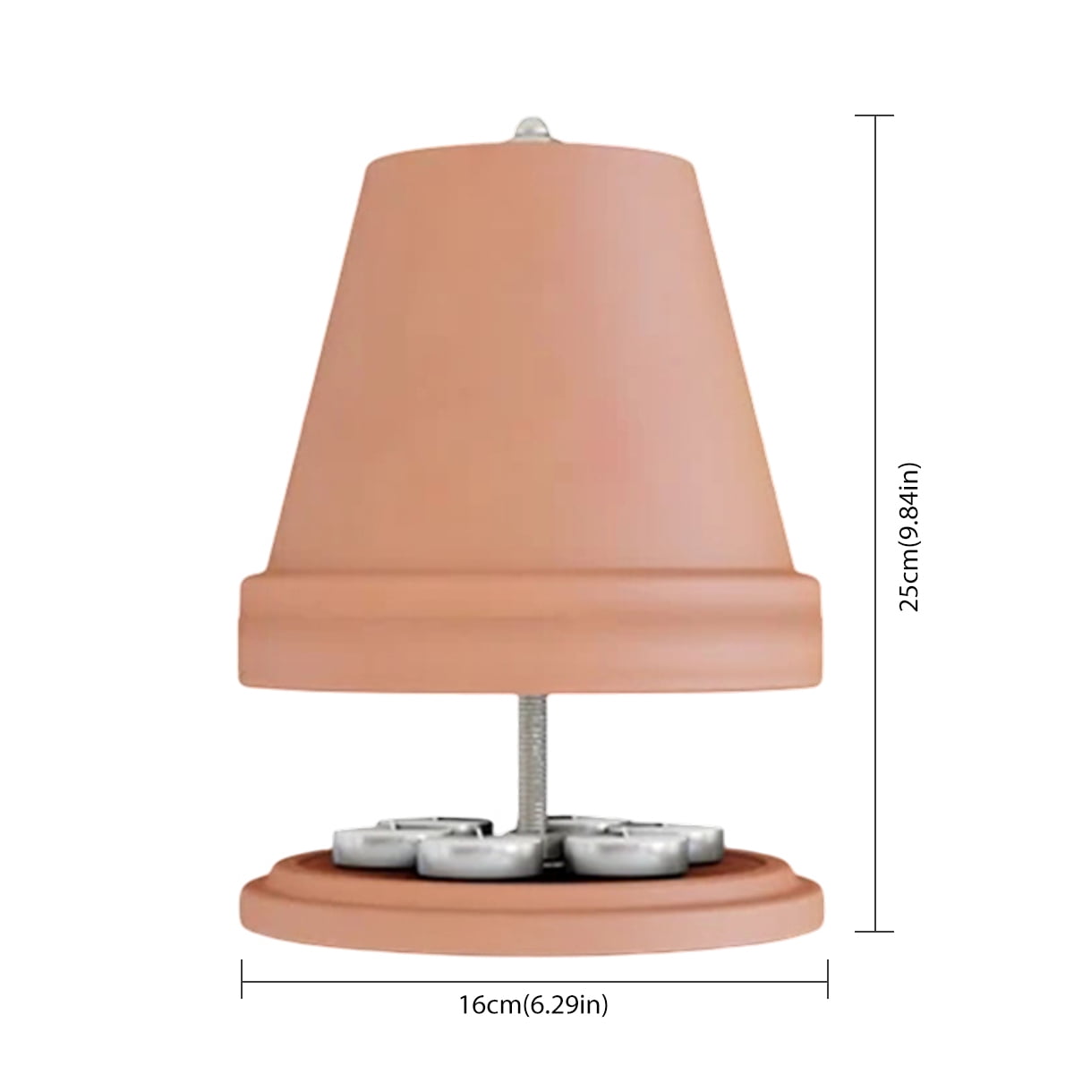 Evjurcn Tea Light Oven for up to 5 Tea Lights Doublelayered Tea Light