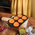 thumbnail image 4 of Silicone Muffin Pan Non-stick Baking Plate 6-cups Muffin Baking Pan Baking Tool, 4 of 8
