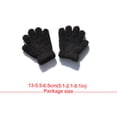 thumbnail image 4 of Qarigey 1 par de guantes para niños a prueba de congelación, cubierta de dedo pequeña gruesa y delicada, accesorio de ropa, cubiertas de mano, gris guantes y mitones Negro, 4 of 6