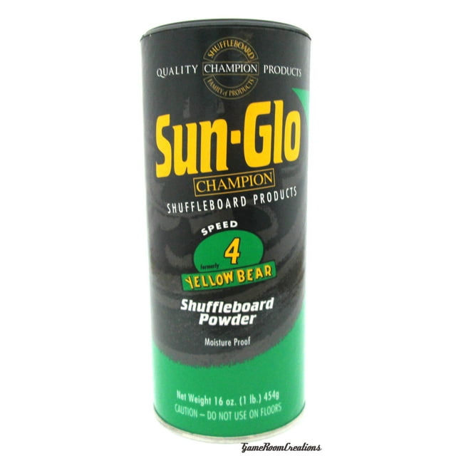 SunGlo 4 Speed Shuffleboard Powder Wax 1 Pack Sunglo Shuffle Board