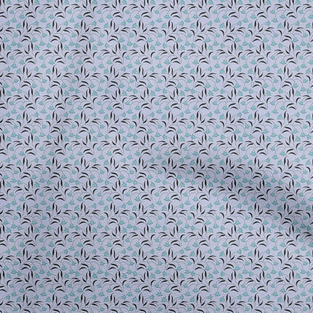 oneOone Cotton Silk Light Purple Fabric Asian Block Print Sewing Craft Projects Fabric Prints By Yard 42 Inch Wide