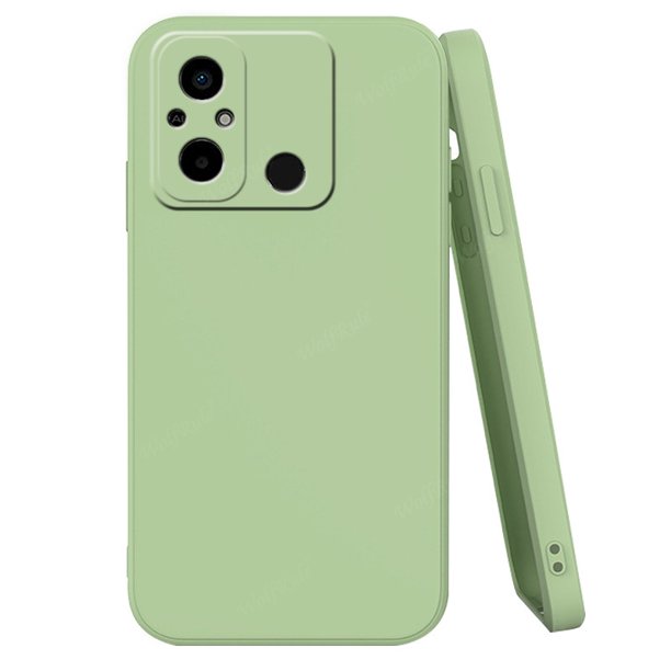 Carcasa Para Xiaomi Redmi 12C 10C 9C Silicona Líquida A Prueba De Golpes Parachoques Trasero TPU Funda Blanda