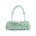 thumbnail image 2 of Women Polka Dot Jelly Shoulder Handbag, Mini Baguette Underarm Purse, Lightweight Waterproof Casual Small Handbag for Daily Shopping Dating Street Wear Multiple Candy Colors, 2 of 5