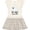Natural with Stripes, variant on Inktastic My Oma Loves Me Baby Lamb Girls Toddler Dress