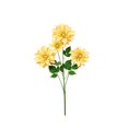 thumbnail image 7 of 4 Head Realistic Dahlia Artificial Flower Bouquet, Premium Silk Faux Floral Arrangement, Elegant Decor for Wedding, Party, Home, Vase, Table Centerpiece & Event, Yellow, 7 of 7