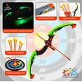 thumbnail image 3 of Toyvelt Bow and Arrow Set for Kids -Light Up Archery Toy Set -Includes 6 Suction Cup Arrows, Target & Quiver, 3 of 7