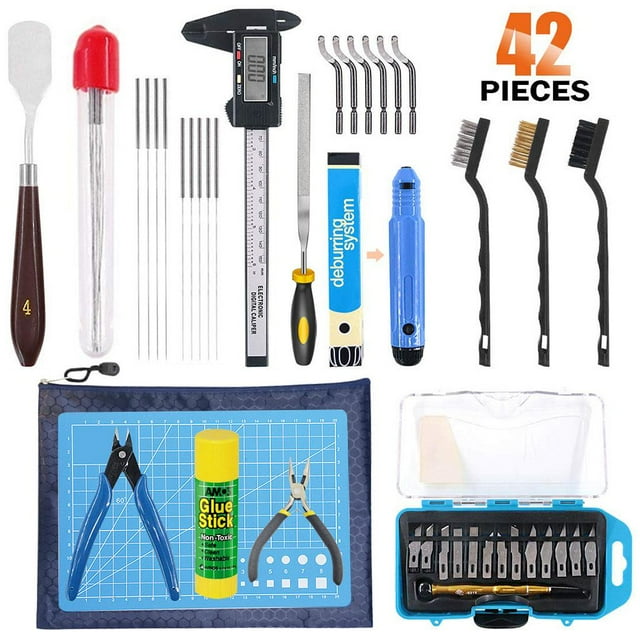 MERIGLARE 42Pieces er Tools Printing Accessories for Crafts Precision Carving Removing Art