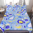 thumbnail image 1 of HAHDAXIA Animal Cute Pattern Bedding Solid Comforter Set for All Seasons,3 Pieces(1 Comforter+2 Pillowcases),Soft Microfiber Bedding Set Twin(86"x70"), 1 of 7