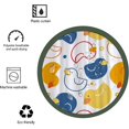 thumbnail image 5 of Stall 36"x72" Yellow and Blue Duck Shower Curtain Set with Hooks,Cute Bathroom Curtain Kids Fabric Waterproof Bath Curtain Machine Washable, 5 of 6