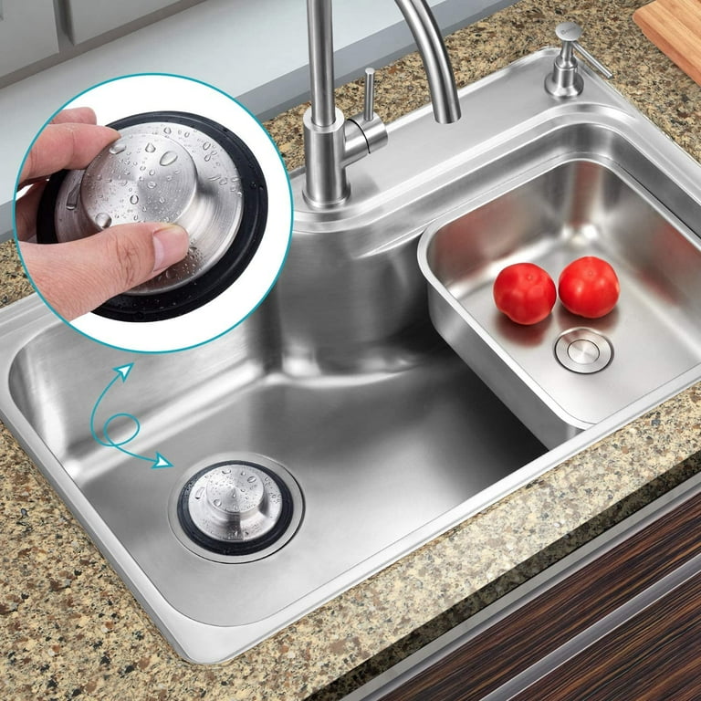 KUFUNG Sink Stopper, 3.35 Inch Universal Kitchen Sink Stopper