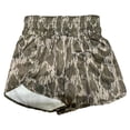thumbnail image 3 of KDFJPTH Camo Print Running Shorts for Women Elastic High Waist Quick-Dry Athletic Shorts with Liner Green L, 3 of 3