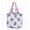 Blue Flower, variant on Small Woven Tote Bag for Women,Knit Handbag Bag Purse with Magnetic Closure,Cute Crochet Bucket Bag for Ladies,Sister,Daughter,Niece(Love Heart)