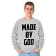 thumbnail image 3 of Made Religious Christ Faith Christian Sweatshirt for Men or Women Brisco Brands L, 3 of 6