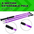 thumbnail image 2 of Trekking Poles Hiking Sticks,Ultralight Aluminum Trekking Poles for Hiking,Collapsible Hiking Poles for Women Men(25"–53"),Purple, 2 of 7