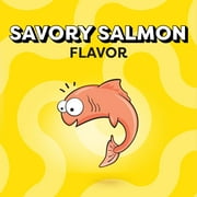 Temptations Jumbo Stuff Savory Salmon Flavor Crunchy And Soft Treats For Cats, 14 Oz Tub