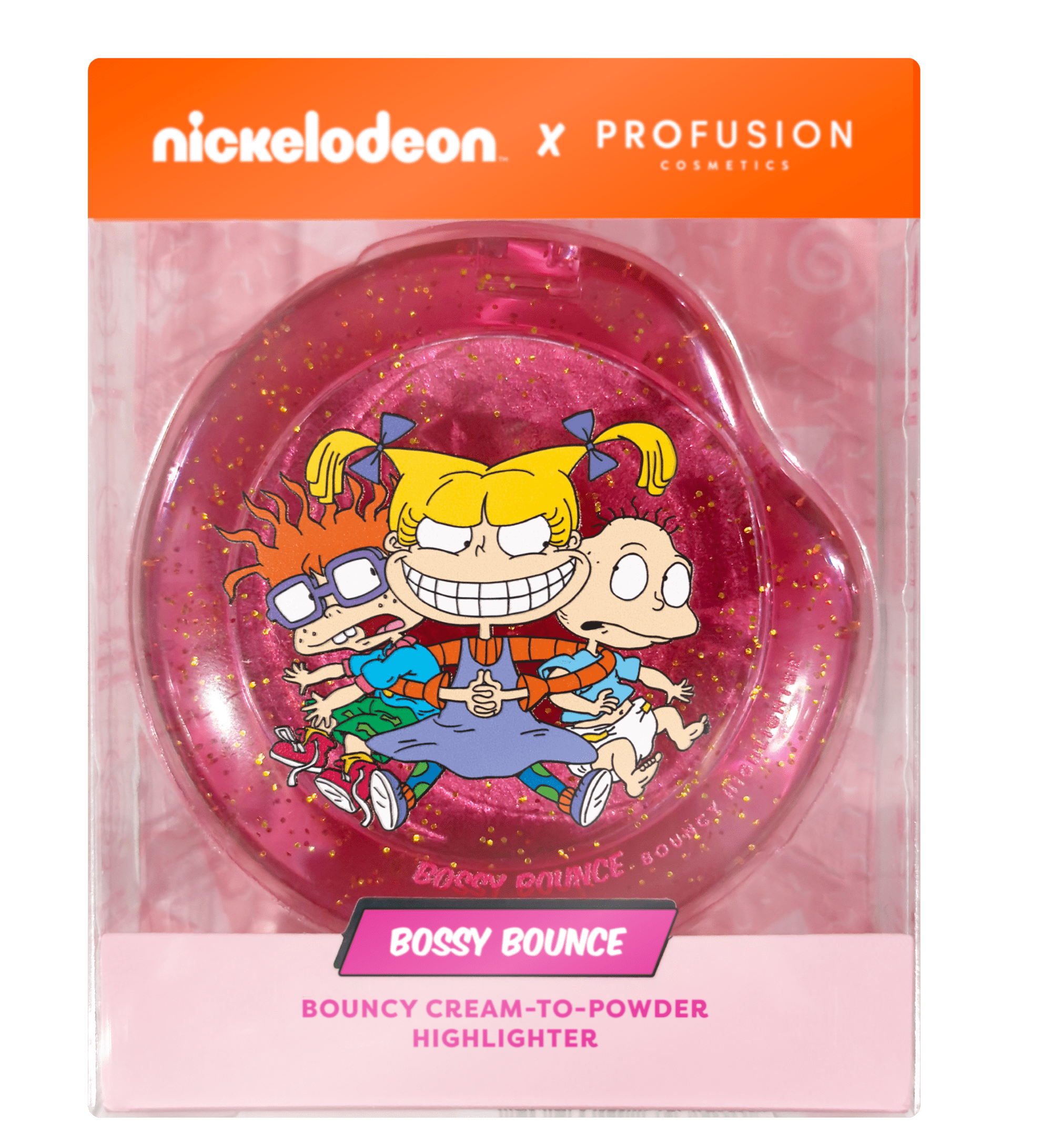 Profusion Cosmetics Nick 90s Rugrats Bossy Bounce - Bouncy Cream-To-Powder Highlighter .96 oz