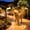 Black, variant on 8 Pack Solar Pathway Lights Outdoor,  LED Solar Lights Outdoor , Modern Path Light for Yard Garden Walkway Driveway Lawn, Black
