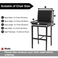 thumbnail image 3 of PiccoCasa Waterproof Bar Stool Covers for Counter Height Side Chair Covers, 3 of 9