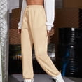 thumbnail image 4 of ShomPort Women's Casual Baggy Sweatpants Drawstring High Waisted Joggers Athletic Pants with Pocket, 4 of 5