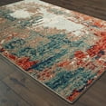 thumbnail image 3 of Oriental Weavers Montage Indoor Area Rug Blue 3'10"X5'5", 3 of 4