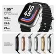 thumbnail image 2 of iTOUCH AIR 5 Smartwatch – 1.85” AMOLED Display, Bluetooth Calling, 100+ Sport Modes, Heart Rate, SpO₂, Stress & Sleep Monitoring, IP68 Waterproof, for Android & iPhone - Ocean Strap for Adults, 2 of 9