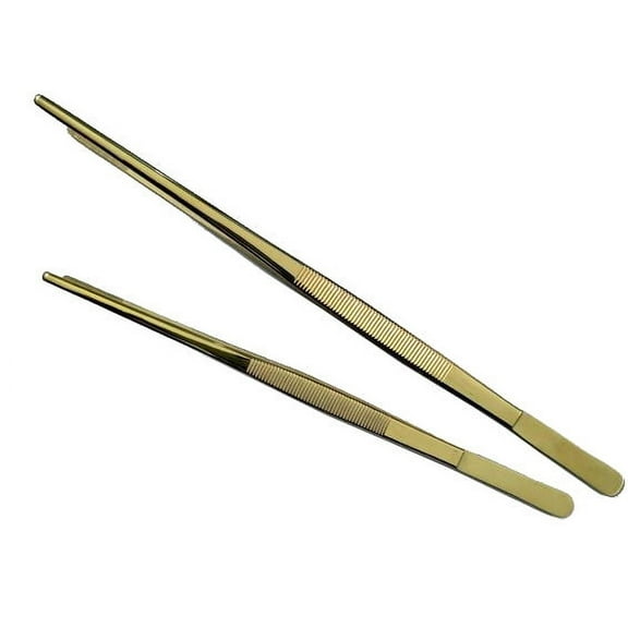 10" (25cm) Premium Gold Tweezers