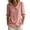 Red, variant on Siminsem Womens Casual Loose Fit Blouse Doll Collar Striped Mid Sleeve Tops Spring Summer 2026 Lightweight Trendy Dressy Work Outfits Cute Vacation Shirts, Red, L